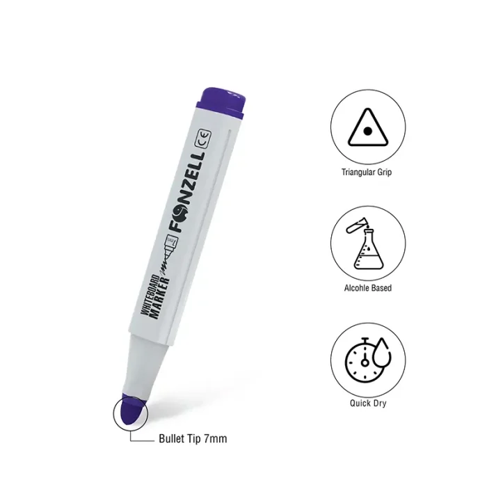 ماژيک پارچه 12 رنگ فونزل FONZEL T-shirt Markers کد 3003