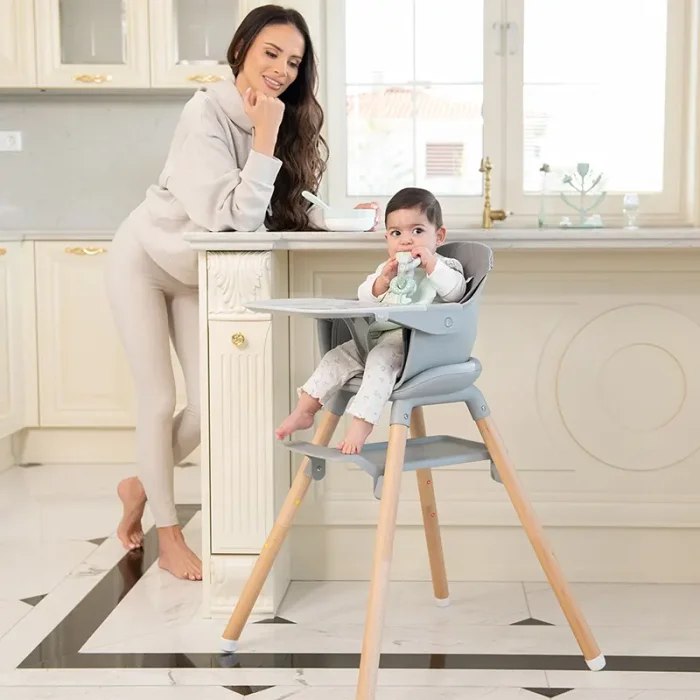 صندلی غذا کیکابو وودی رنگ سبز Kikka Boo Woody کد 7790700