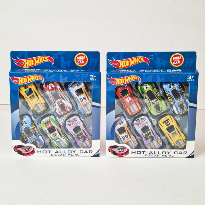 ماشین مسابقه 6 عددی HOTWHEELS کد 7741926