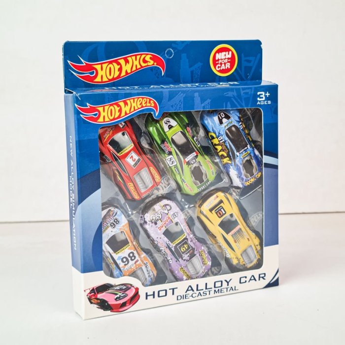 ماشین مسابقه 6 عددی HOTWHEELS کد 7741926