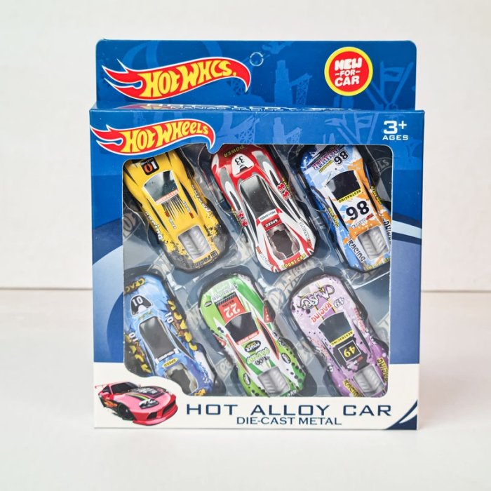 ماشین مسابقه 6 عددی HOTWHEELS کد 7741926