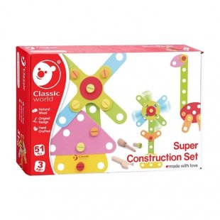 اسباب بازی چوبی ساختنی Classic World مدل 3513