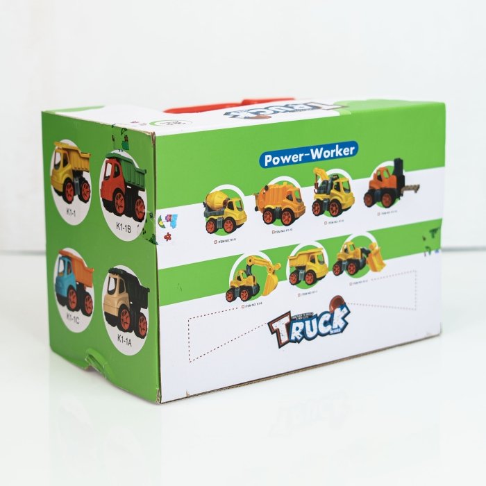 اسباب بازی کامیون خاکریز بزرگ رنگ زرد قرمز کد k11E