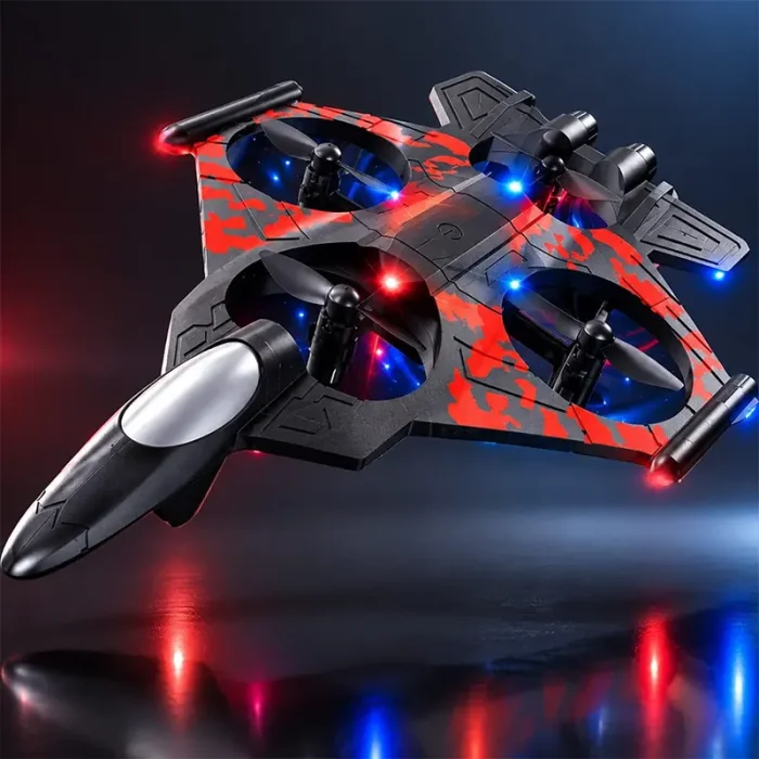کوادکوپتر کنترلی طرح جت جنگنده Fighter Jet چهار ملخه کد 0713