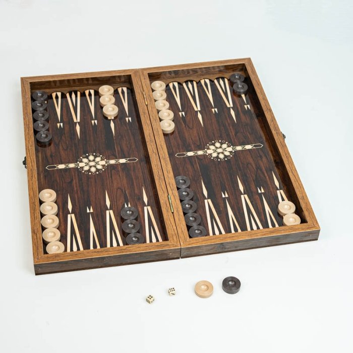 تخته نرد چوبی طرح اسلیمی کد 7823214