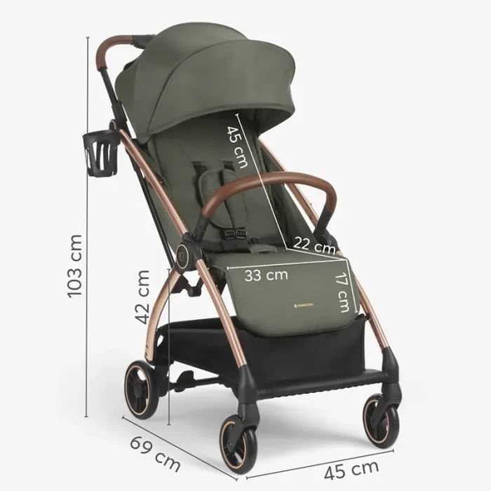 کالسکه مسافرتی کیکابو Kikka Boo مدل Joy رنگ طوسی تیره کد 7836495