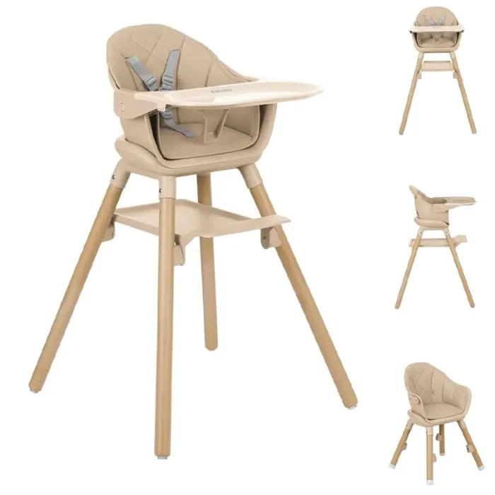 صندلی غذا کیکابو مدل Kikka Boo Woody Beige