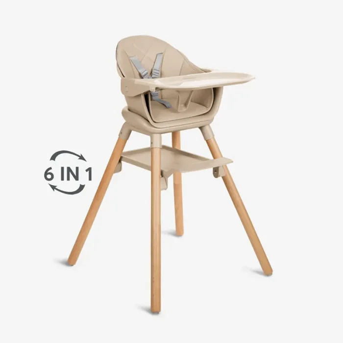 صندلی غذا کیکابو مدل Kikka Boo Woody Beige