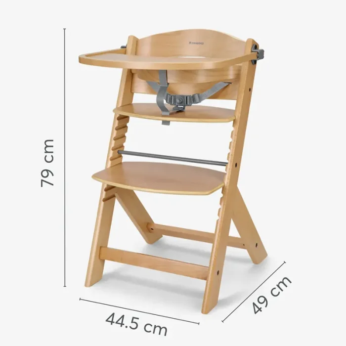 صندلی غذا چوبی چندکاره کیکابو kikkaboo Wooden highchair Nordy رنگ بژ کد 7840393