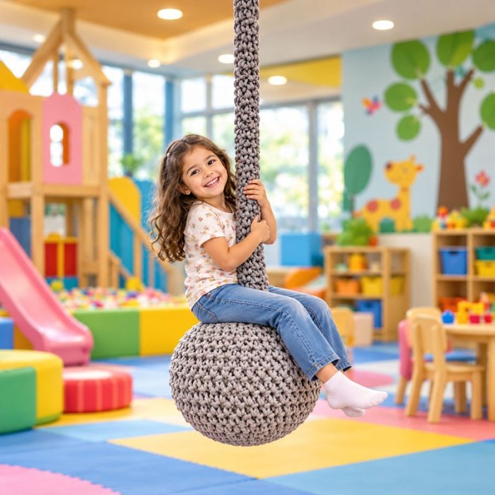 تاب کودک توپی تارتن یا کروچت رنگ طوسی کد 6559726
