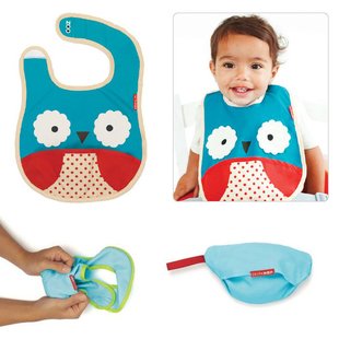 پیش بندکودک طرح جغد skip hop