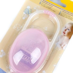 محافظ پستانک در رنگ صدفی صورتی