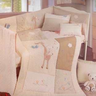 ست 6تکه سرویس لحاف کودک ستیمو با عروسک خرس