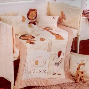 ست 6تکه سرویس لحاف کودک ستیمو با عروسک زرافه