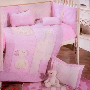 ست 6تکه سرویس لحاف کودک ستیمو با عروسک خرس