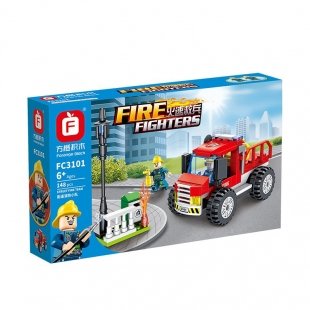 لگو ماشین آتش نشانی و مینی فیگور 148 تکه مدل FC3101E