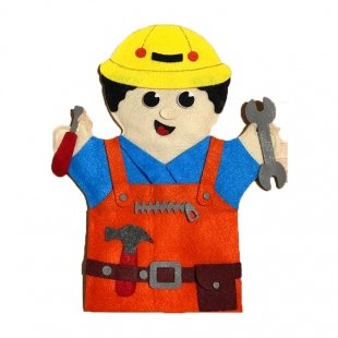 عروسک نمایشی نمدی مکانیک مدل  P/1251/ME