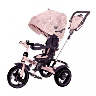 سه چرخه کودک کیکابو سایبان دار صندلی گردان Kikka Boo رنگ صورتی مدل Alonsy کد 31006020115