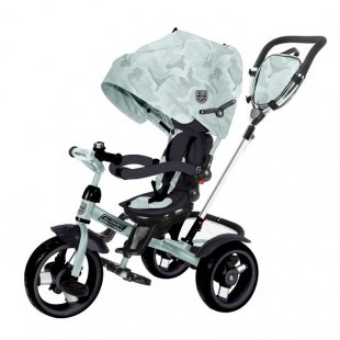 سه چرخه کودک کیکابو سایبان دار صندلی گردان Kikka Boo رنگ مینت مدل Alonsy کد 31006020118