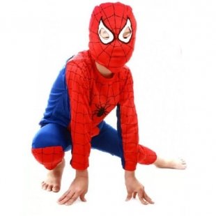 لباس  نمایش کودک عضله دار طرح اسپایدر من مدل 7457