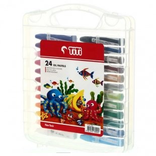پاستل روغنی 24 رنگ تی تی TiTi کد tip24s