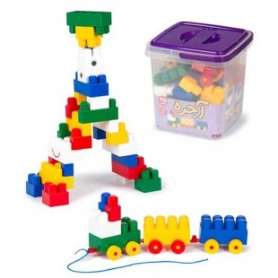 آجره 45 قطعه سطلی کد 102025