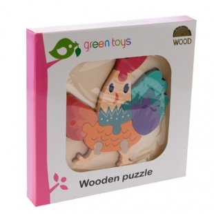 پازل چوبی جاگذاری طرح خروس کد 1626