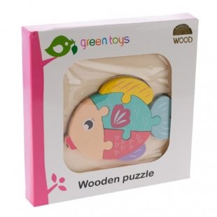 پازل چوبی جاگذاری طرح ماهی کد 1626