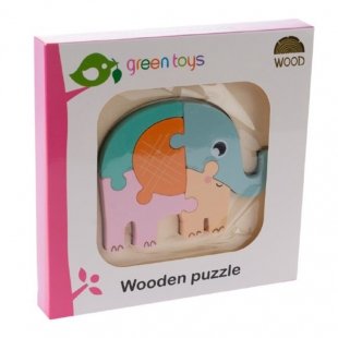 پازل چوبی جاگذاری طرح فیل کد 1626