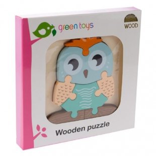 پازل چوبی جاگذاری طرح جغد کد 1626