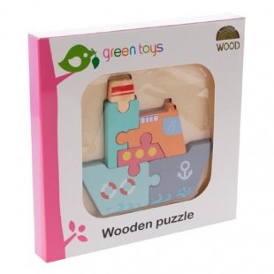 پازل چوبی جاگذاری طرح کشتی کد 1626