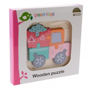 پازل چوبی جاگذاری طرح کامیون کد 1626