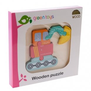 پازل چوبی جاگذاری طرح بیل مکانیکی کد 1626