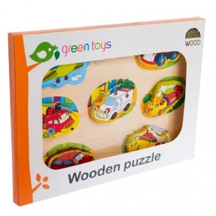 پازل چوبی جاگذاری وسایل نقلیه دو تکه کد 2001