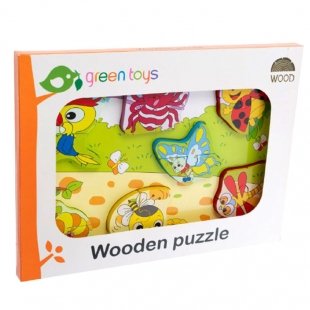 پازل چوبی جاگذاری حشرات دو تکه کد 7001