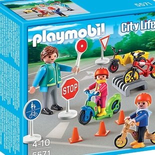 پیست دوچرخه سواری پلی موبيل مدل safe in road traffic 5571