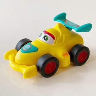 اسباب بازی ماشین قدرتی مسابقه ای زرد کد 89913d