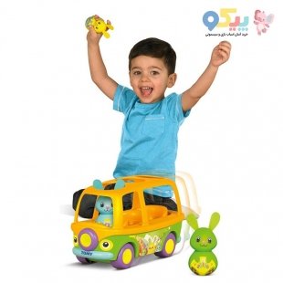 اتوبوس اسباب بازی موزیکال خرگوش Tomy مدل 72227