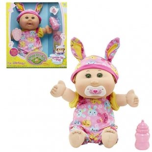 عروسک دخترانه طرح کلم پیچ با پیراهن صورتی 79847