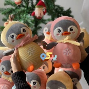 خرید عروسک پنگوئن کریسمس