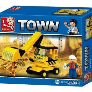 بلوک 62 تکه Excavatorکد0176 sluban
