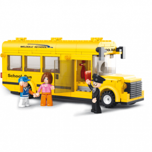 بلوک 219 تکه اتوبوس مدرسه1 کد Sluban  M38-B0507