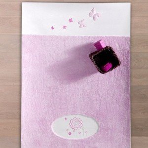 فرش اتاق کودک طرح kidboo sweet flowers