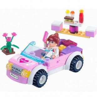 لگو دخترانه صورتی با مینی فیگور 88 تکه روز جشن high tea کد 96010