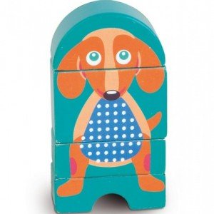 بلوک چوبی 4تکه طرح سگ oops کد1600722