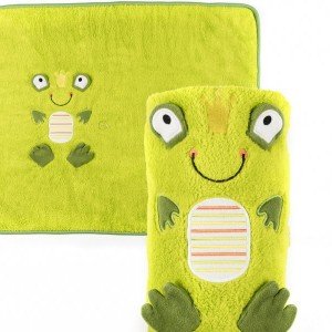 پتوی کودک طرح قورباغه denokids