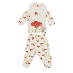 ست 3تکه  طرح قارچ ارگانیک organix_penguin