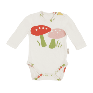 بادی آستین بلندساده طرح قارچ ارگانیک organix_penguin