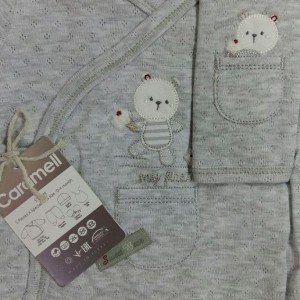 ست 5تکه نوزادی طرح خرس caramell