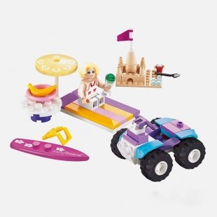 لگو دخترانه ساحل زیبا 96 تکه کد 96011